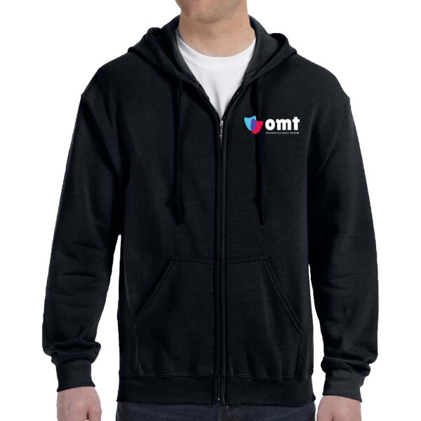 OMT - Adult Heavy Blend™ Adult 8 oz., 50/50 Full-Zip Hood Thumbnail